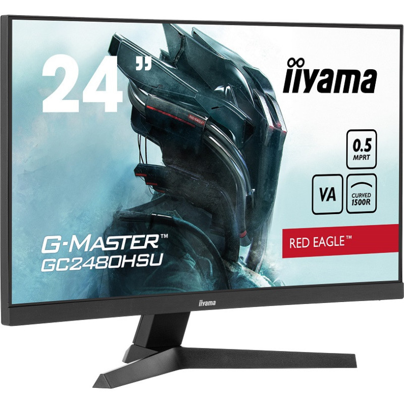 iiyama G-Master/GC2480HSU-B1/23,6"/VA/FHD/180Hz/0,5ms/Black/3R