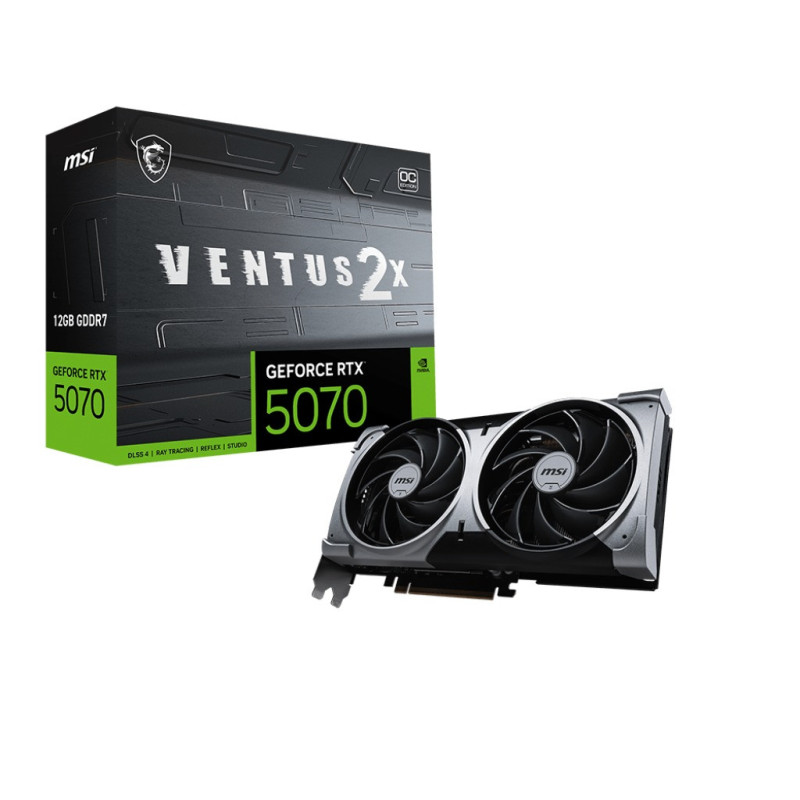 MSI GeForce RTX 5070 VENTUS 2X/OC/12GB/GDDR7