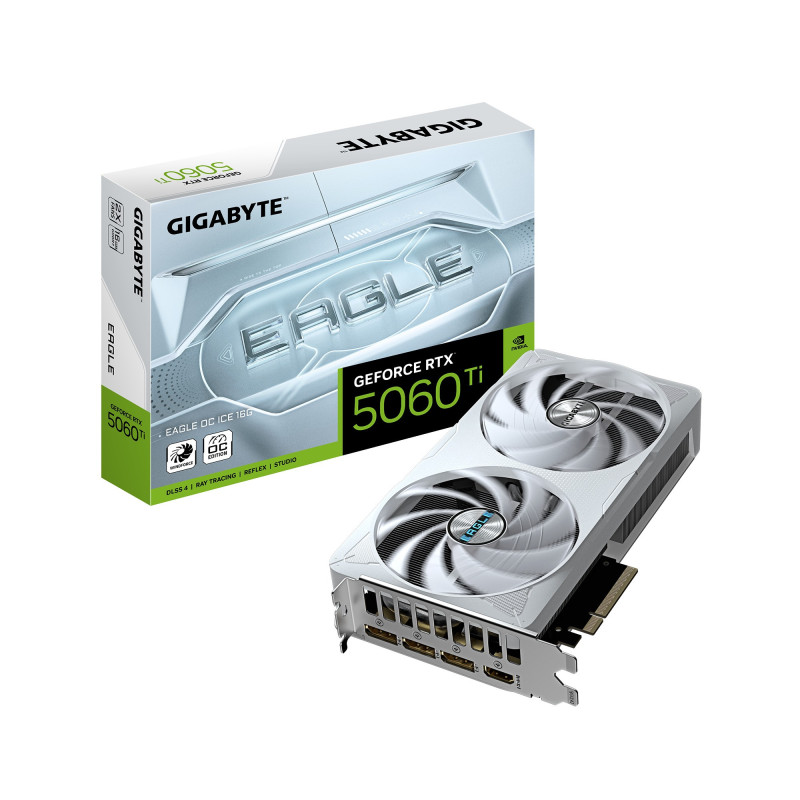 GIGABYTE GeForce RTX 5060 Ti EAGLE ICE/OC/16GB/GDDR7