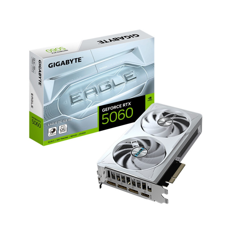 GIGABYTE GeForce RTX 5060 EAGLE ICE/OC/8GB/GDDR7