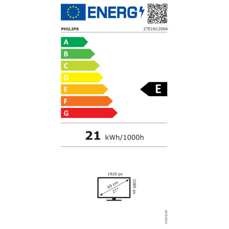Philips/27E1N1200A/27"/IPS/FHD/120Hz/4ms/Čierna/3R