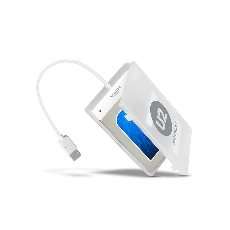 AXAGON ADSA-1S, USB2.0 - SATA HDD/SSD adaptér vr. 2.5" púzdra