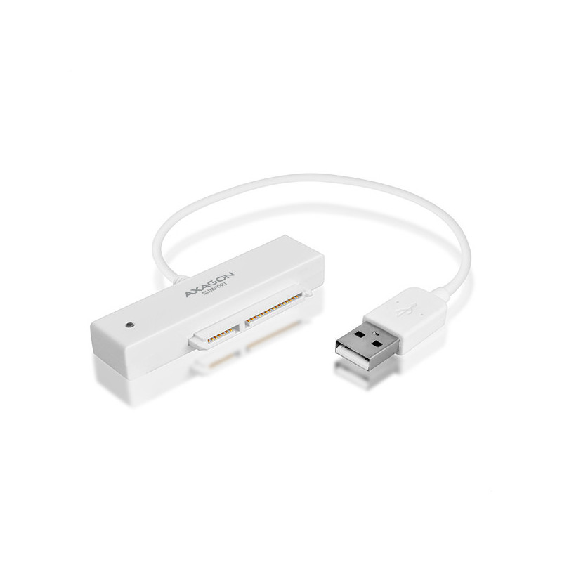 AXAGON ADSA-1S, USB2.0 - SATA HDD/SSD adaptér vr. 2.5" púzdra
