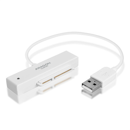 AXAGON ADSA-1S, USB2.0 - SATA HDD/SSD adaptér vr. 2.5" púzdra