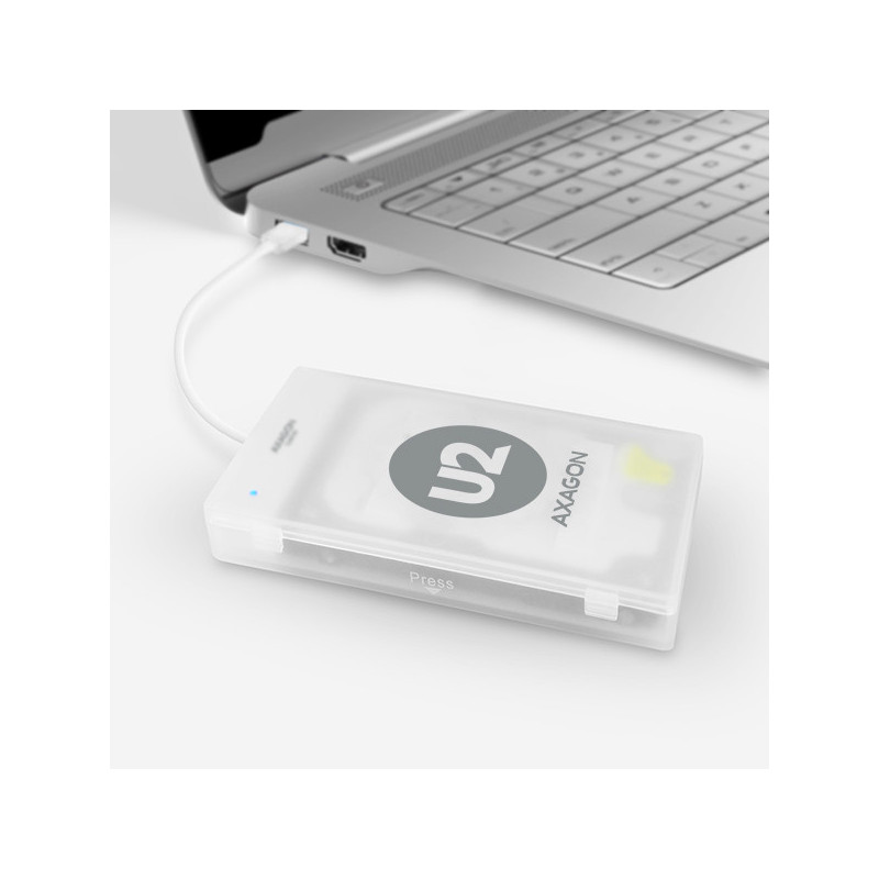 AXAGON ADSA-1S, USB2.0 - SATA HDD/SSD adaptér vr. 2.5" púzdra