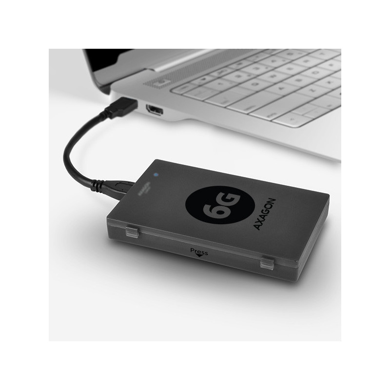AXAGON ADSA-1S6, USB 3.2 Gen 1 - SATA 6G SSD/HDD adaptér vr. 2.5" púzdra