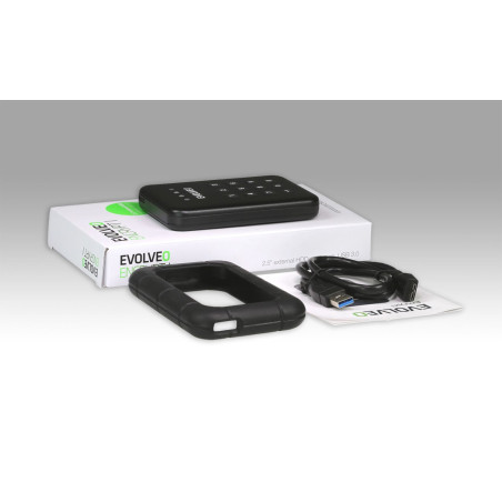 EVOLVEO 2.5|| Encrypt 1, externý rámček na HDD, USB 3.0