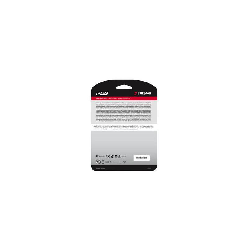Kingston A400/480GB/SSD/2.5"/SATA/3R