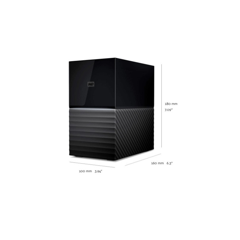 WD My Book Duo/16TB/HDD/Externý/3.5"/SATA/Čierna/3R