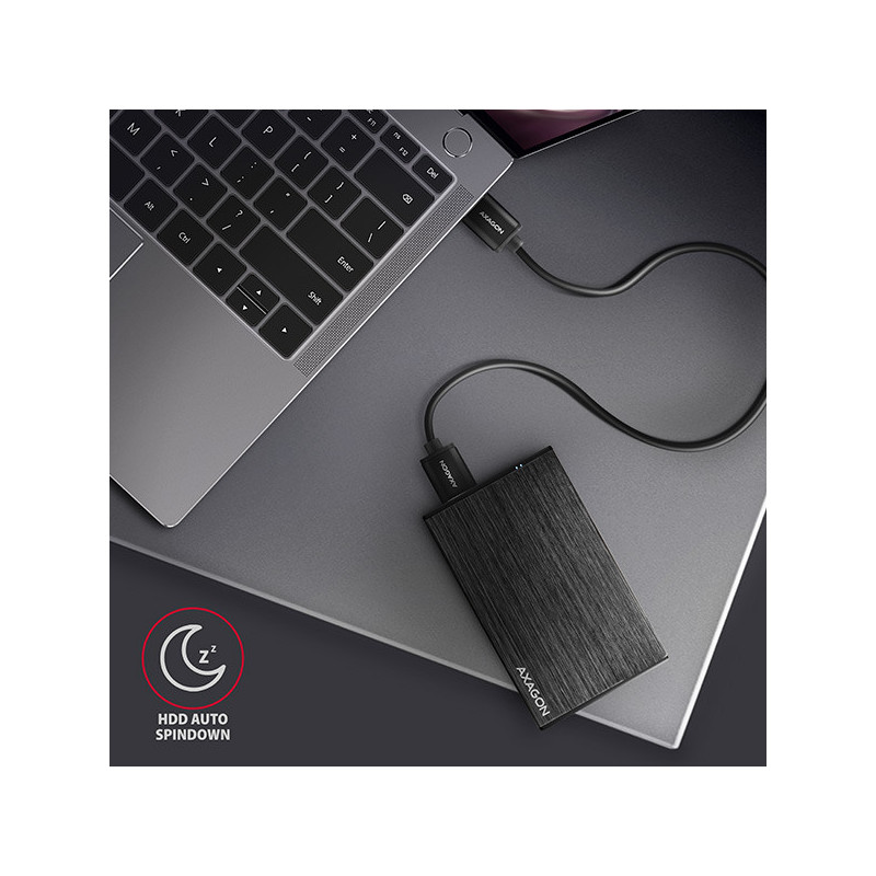 AXAGON EE25-XA6, USB 5Gbps - SATA 6G, 2.5" kovový ALINE box