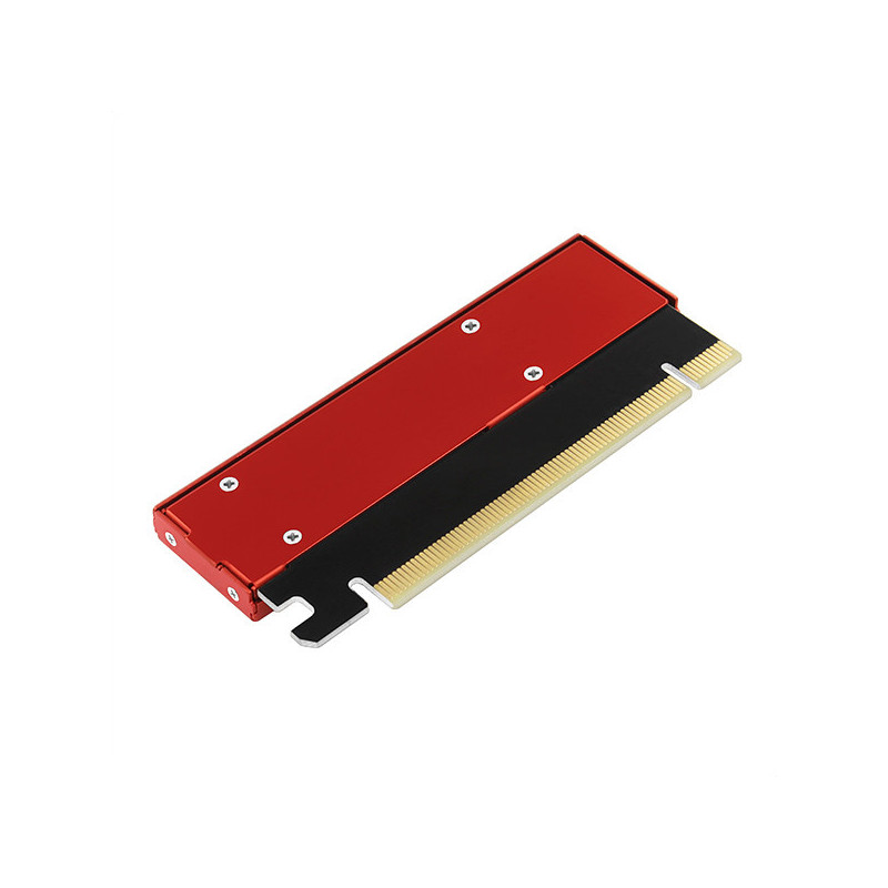 AXAGON PCEM2-S, PCIe x16 - M.2 NVMe M-key slot adaptér, kovový kryt pre pasívne chladenie