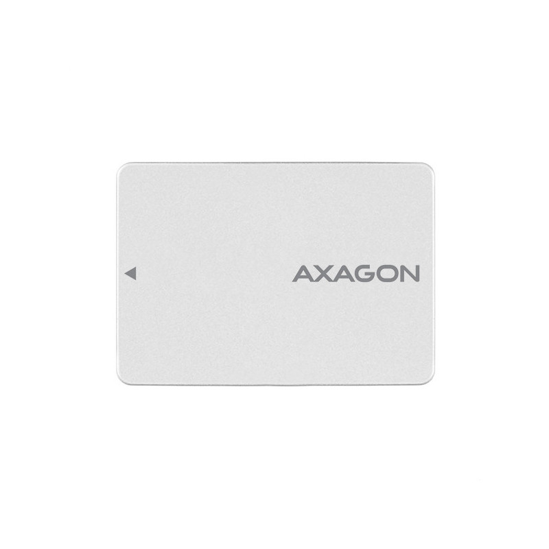 AXAGON RSS-M2SD, SATA - M.2 SATA SSD, interný 2.5" ALU box, strieborný