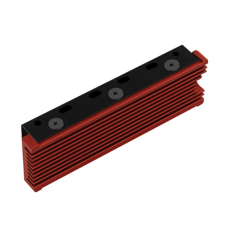 AXAGON CLR-M2, hliníkový pasívny chladič pre jedno aj obojstranný M.2 SSD disk, výška 12 mm