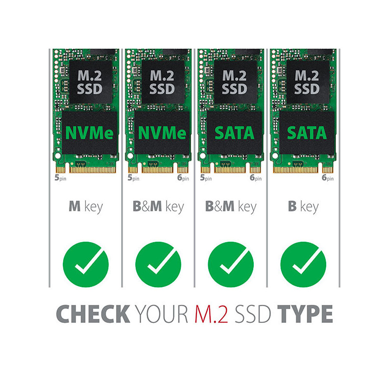 AXAGON PCEM2-DC, PCIe x4 - M.2 NVMe M-key + SATA B-key slot adaptér, chladič, vr. LP
