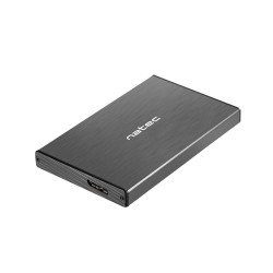 Externý box pre HDD 2,5" USB 3.0 Natec Rhino Go, čierny, hliníkové telo