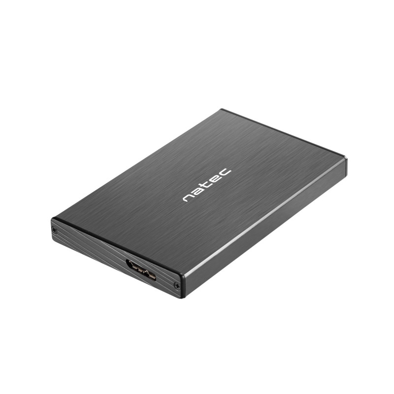 Externý box pre HDD 2,5" USB 3.0 Natec Rhino Go, čierny, hliníkové telo