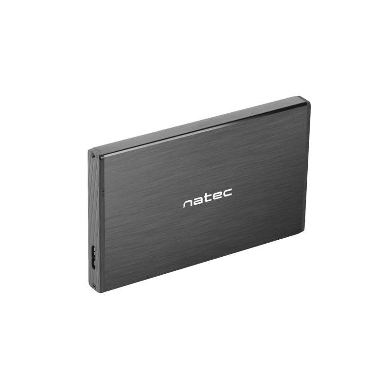 Externý box pre HDD 2,5" USB 3.0 Natec Rhino Go, čierny, hliníkové telo