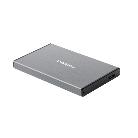 Externý box pre HDD 2,5" USB 3.0 Natec Rhino Go, šedý, hliníkové telo