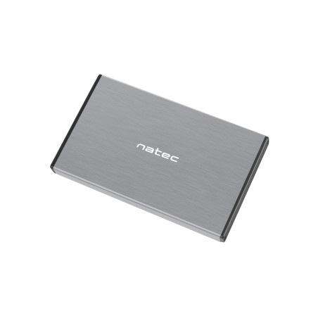 Externý box pre HDD 2,5" USB 3.0 Natec Rhino Go, šedý, hliníkové telo