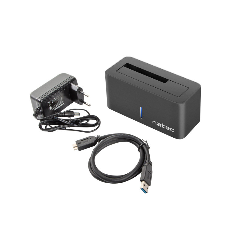 Dokovacia stanica pre HDD 2,5"/3,5" USB 3.0 Natec Kangaroo, vrátane napájacieho adaptéra