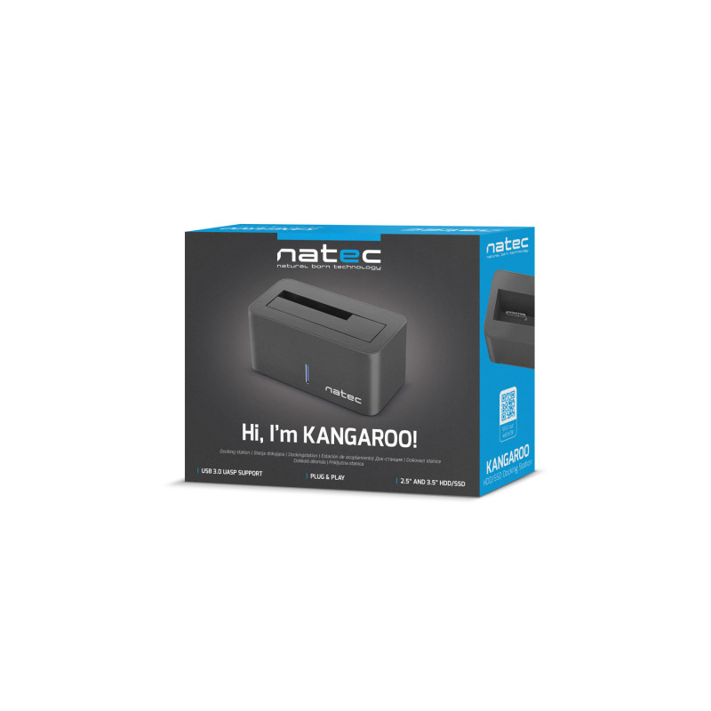 Dokovacia stanica pre HDD 2,5"/3,5" USB 3.0 Natec Kangaroo, vrátane napájacieho adaptéra