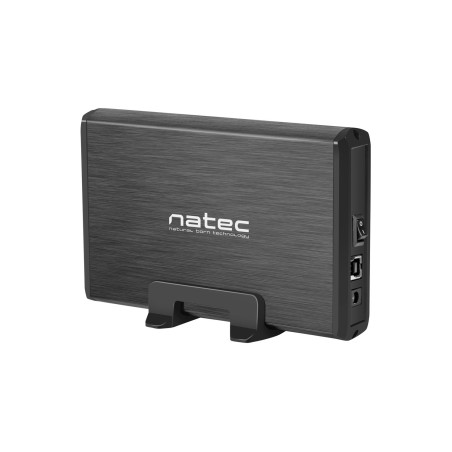 Externý box pre HDD 3,5" USB 3.0 Natec Rhino, čierny, vrátane napájacieho adaptéra