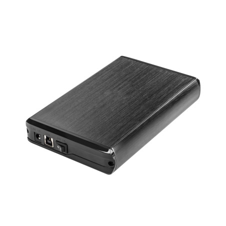 Externý box pre HDD 3,5" USB 3.0 Natec Rhino, čierny, vrátane napájacieho adaptéra