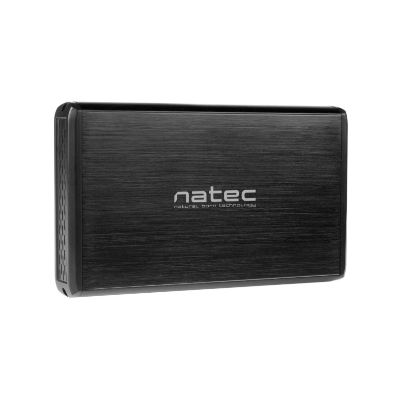 Externý box pre HDD 3,5" USB 3.0 Natec Rhino, čierny, vrátane napájacieho adaptéra