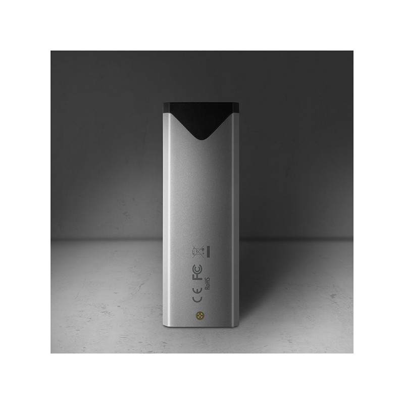 AXAGON EEM2-UG2, 10Gbps USB-C - M.2 NVMe SSD ARROW box, strieborný