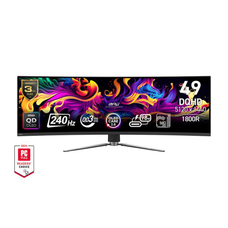 MSI MPG/491CQPX/49"/QD-OLED/DQHD/240Hz/0,03ms/Čierna/3R