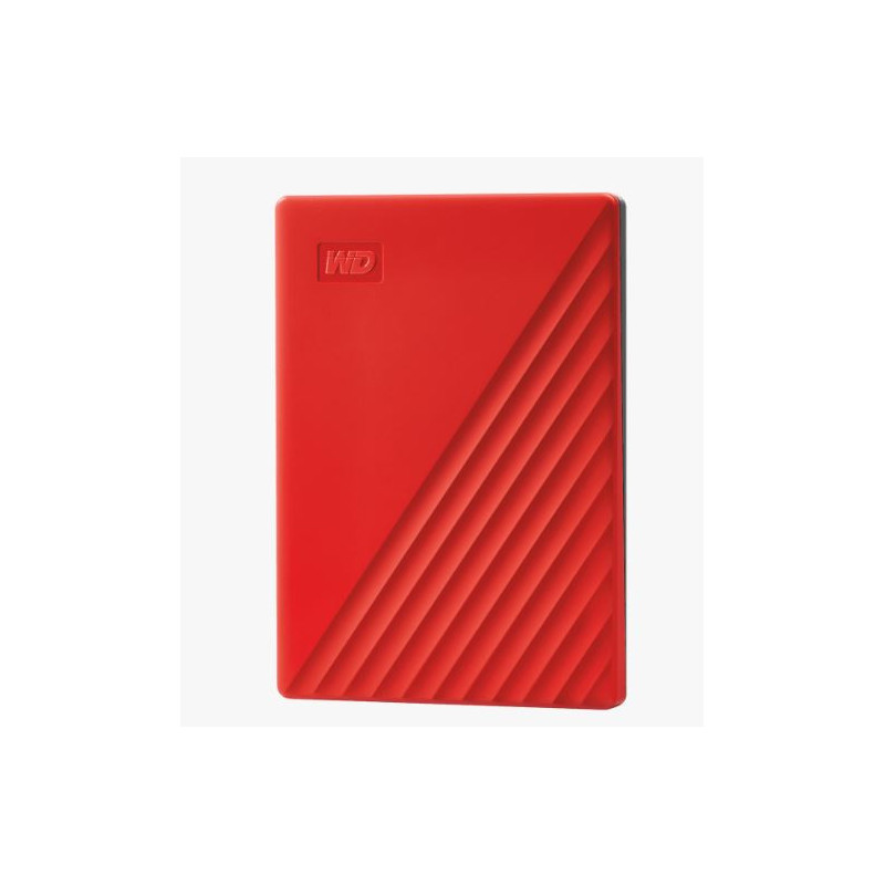 WD My Passport/2TB/HDD/Externý/2.5"/Červená/3R