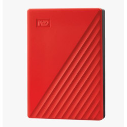 WD My Passport/4TB/HDD/Externý/2.5"/Červená/3R