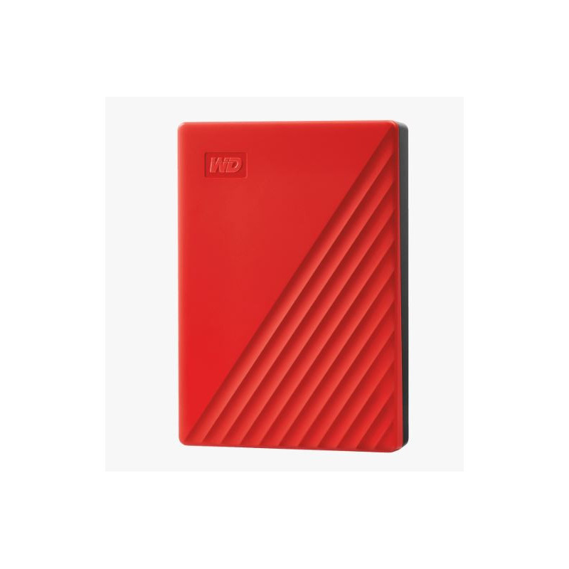 WD My Passport/4TB/HDD/Externý/2.5"/Červená/3R
