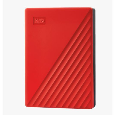 WD My Passport/4TB/HDD/Externý/2.5"/Červená/3R