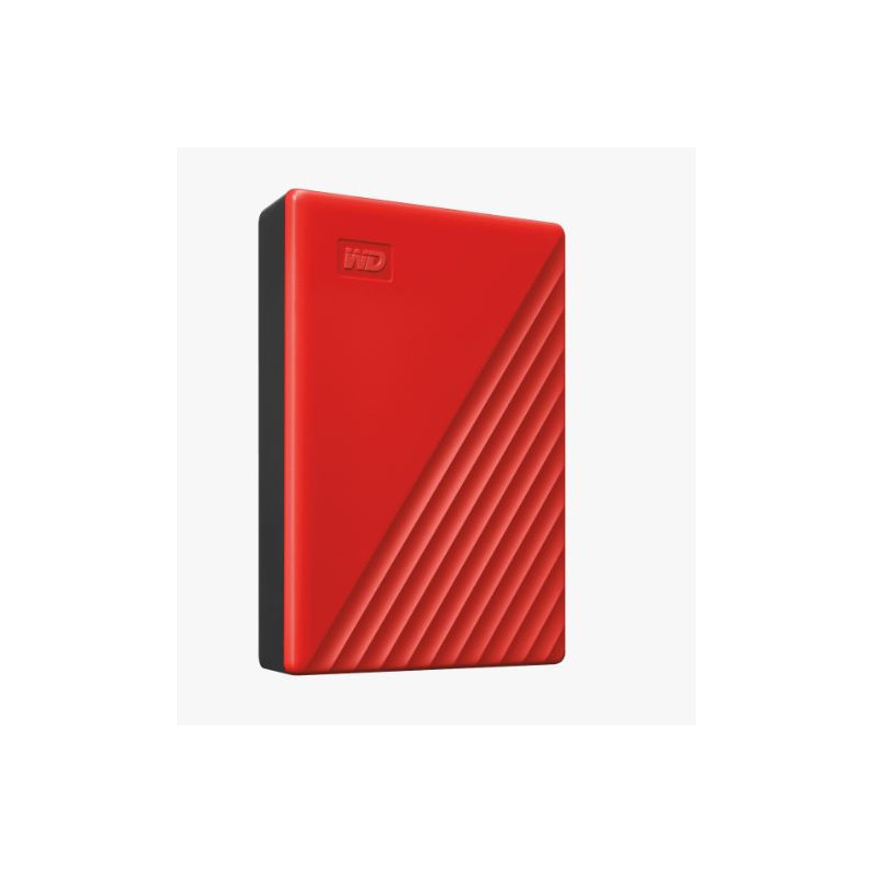 WD My Passport/4TB/HDD/Externý/2.5"/Červená/3R