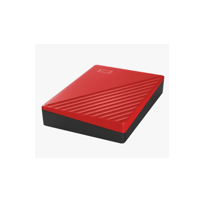 WD My Passport/4TB/HDD/Externý/2.5"/Červená/3R