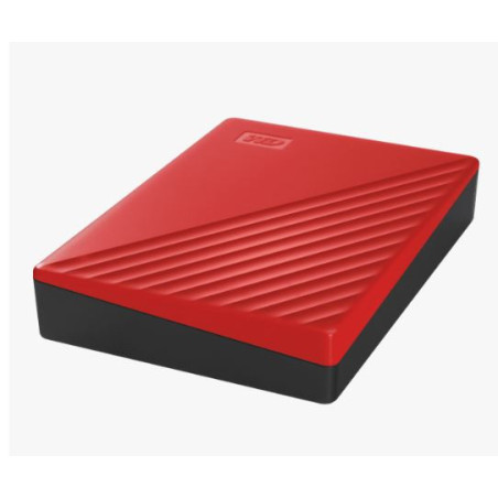 WD My Passport/4TB/HDD/Externý/2.5"/Červená/3R