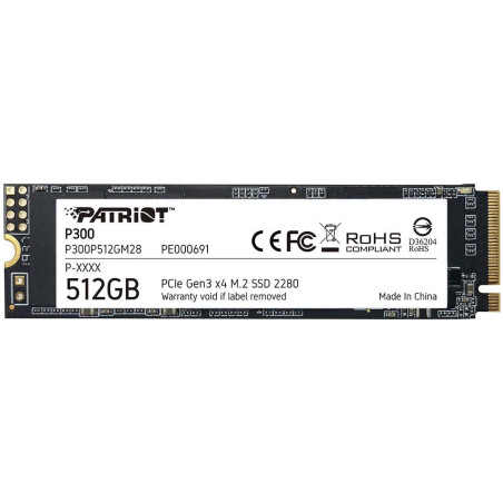 PATRIOT P300/512GB/SSD/M.2 NVMe/5R
