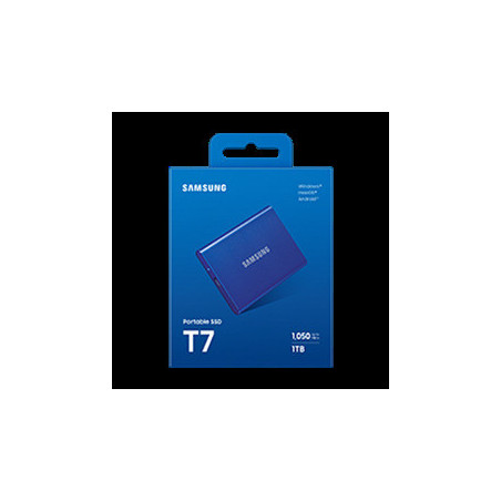 Samsung T7/1TB/SSD/Externý/2.5"/Modrá/3R