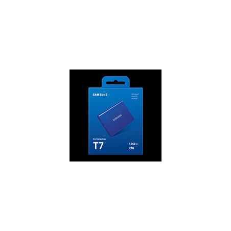 Samsung T7/2TB/SSD/Externý/2.5"/Modrá/3R