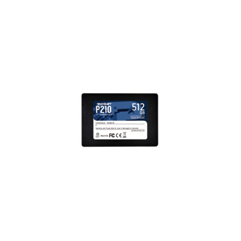 PATRIOT P210/512GB/SSD/2.5"/SATA/3R