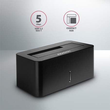 AXAGON ADSA-SN, USB 3.2 Gen1 - SATA 6G, 2.5"/3.5" HDD/SSD dokovacia stanica