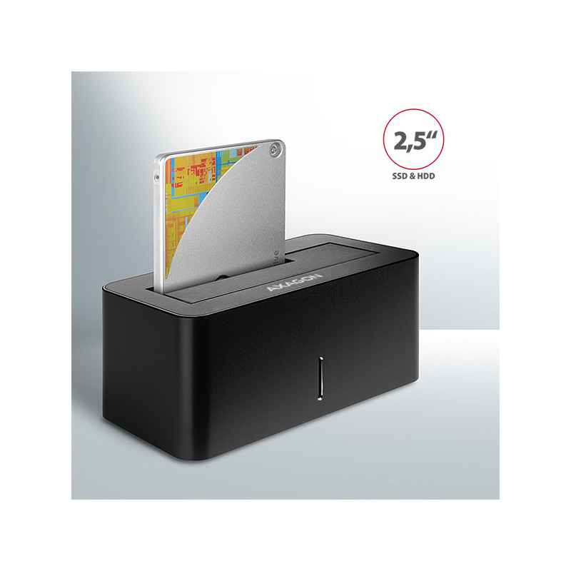 AXAGON ADSA-SN, USB 3.2 Gen1 - SATA 6G, 2.5"/3.5" HDD/SSD dokovacia stanica