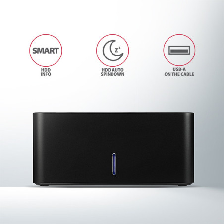 AXAGON ADSA-SN, USB 3.2 Gen1 - SATA 6G, 2.5"/3.5" HDD/SSD dokovacia stanica