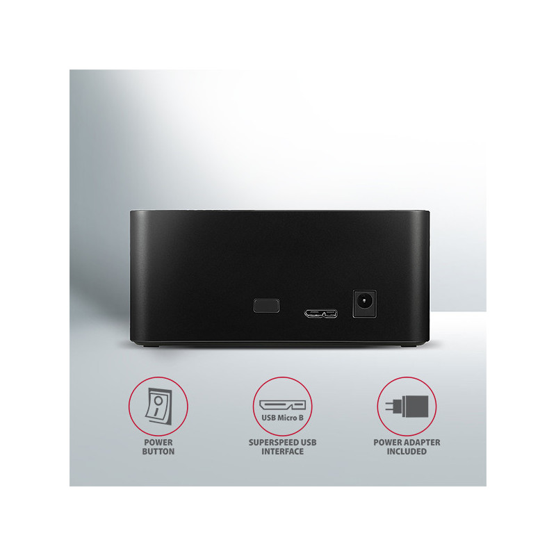 AXAGON ADSA-SN, USB 3.2 Gen1 - SATA 6G, 2.5"/3.5" HDD/SSD dokovacia stanica