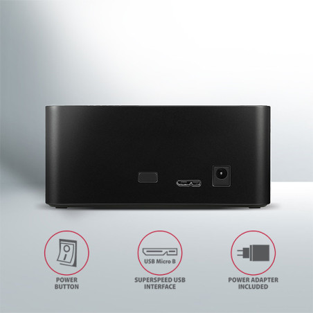 AXAGON ADSA-SN, USB 3.2 Gen1 - SATA 6G, 2.5"/3.5" HDD/SSD dokovacia stanica