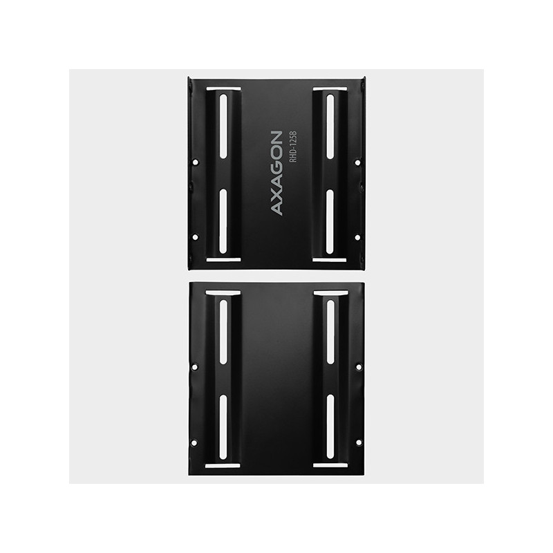 AXAGON RHD-125B, kovový rámček pre 1x 2.5" HDD/SSD do 3.5" pozície, čierny