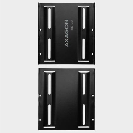 AXAGON RHD-125B, kovový rámček pre 1x 2.5" HDD/SSD do 3.5" pozície, čierny