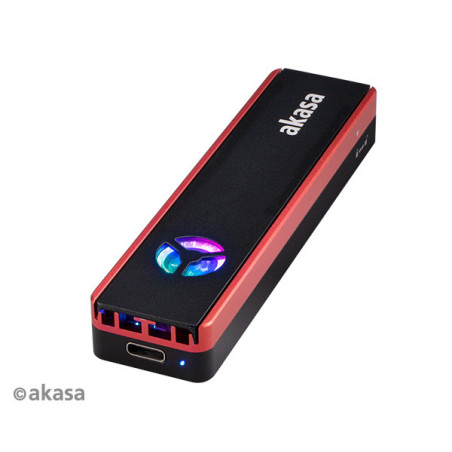 AKASA USB 3.2 Gen 2 ext. rámček pre M.2 SSD RGB