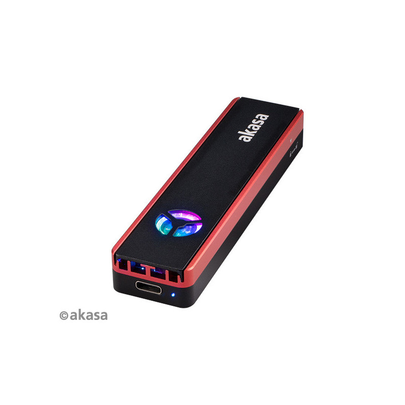 AKASA USB 3.2 Gen 2 ext. rámček pre M.2 SSD RGB